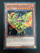 Yugioh Sacred Phoenix of Nephthys HISU-EN012 1st Edition Super Rare NM