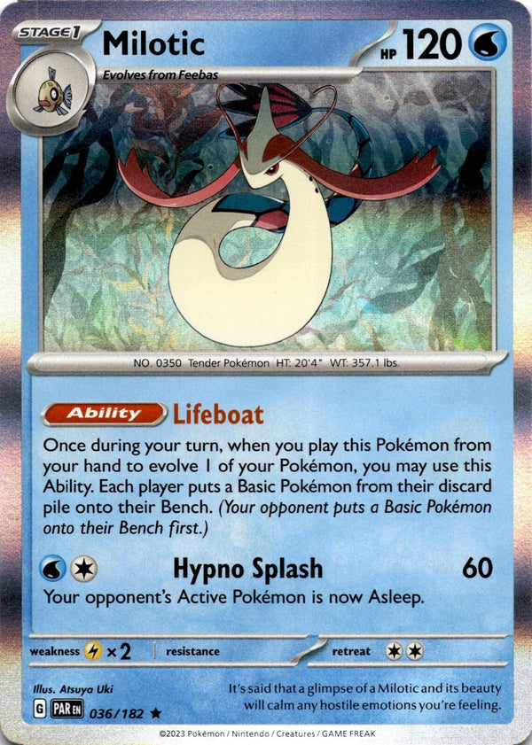 Pokemon Milotic 036/182 Paradox Rift Holo NM