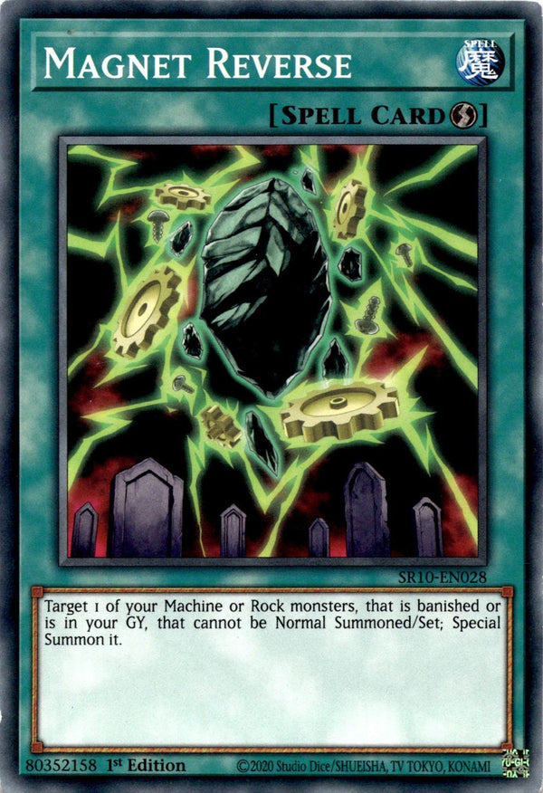 Yugioh Magnet Reverse SR10-EN028 Common 1st Edition NM
