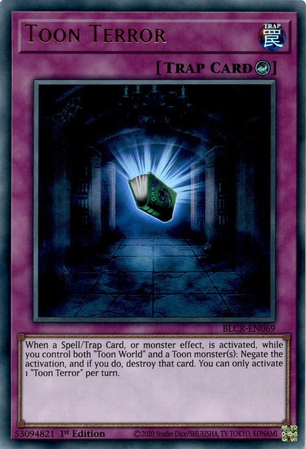 Yugioh Toon Terror BLCR-EN069 Ultra Rare 1st Edition NM