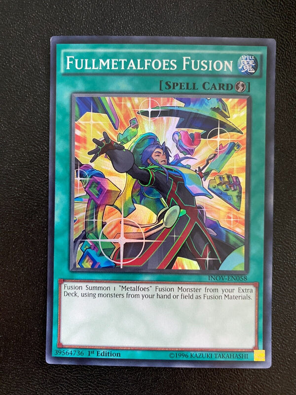 Yugioh Fullmetalfoes Fusion INOV-EN058 Super Rare 1st Edition VLP/NM