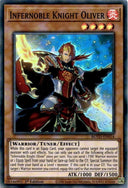 Yugioh Infernoble Knight Oliver ROTD-EN014 Super Rare 1st Edition NM