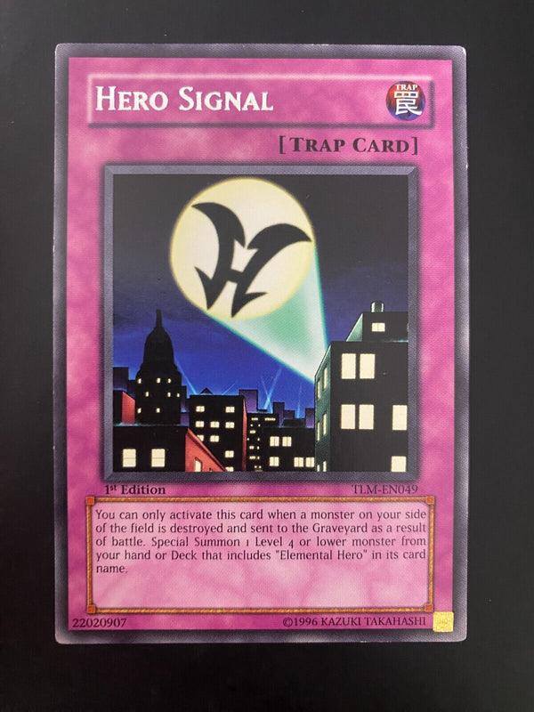 Yugioh Hero Signal TLM-EN049 Rare 1st Edition LP/VLP