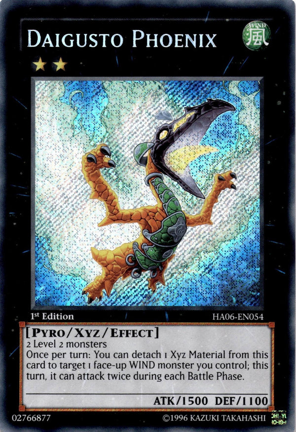 Yugioh Daigusto Phoenix HA06-EN054 Secret Rare 1st Edition VLP/NM