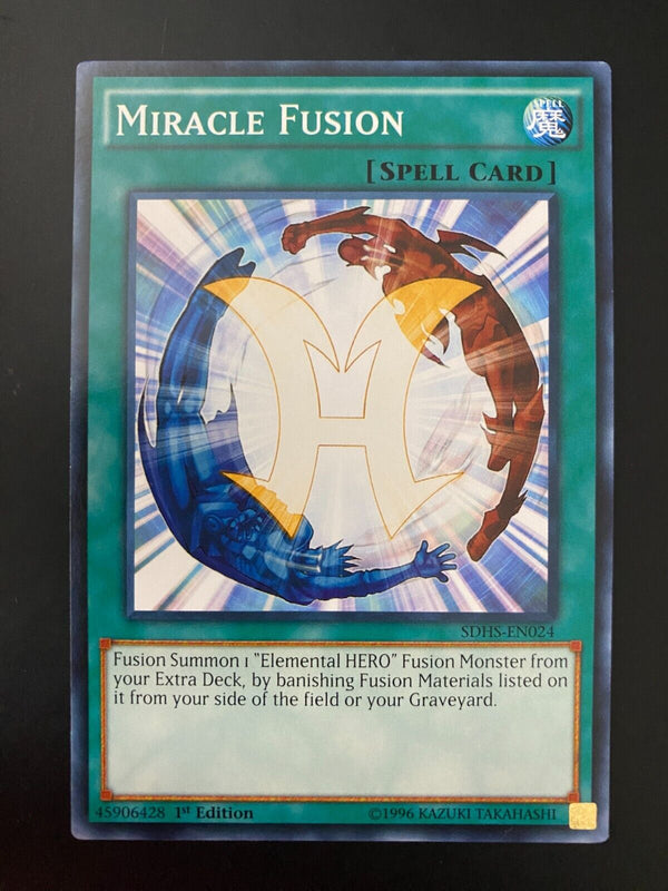 Yugioh Miracle Fusion SDHS-EN024 Common 1st Edition VLP/NM