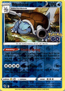 Pokemon Blastoise 017/078 Pokemon Go Reverse Holo NM
