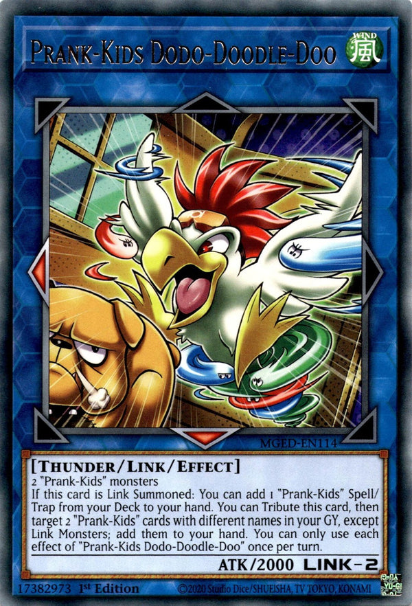 Yugioh Prank-Kids Dodo-Doodle-Doo MGED-EN114 Rare 1st Edition NM