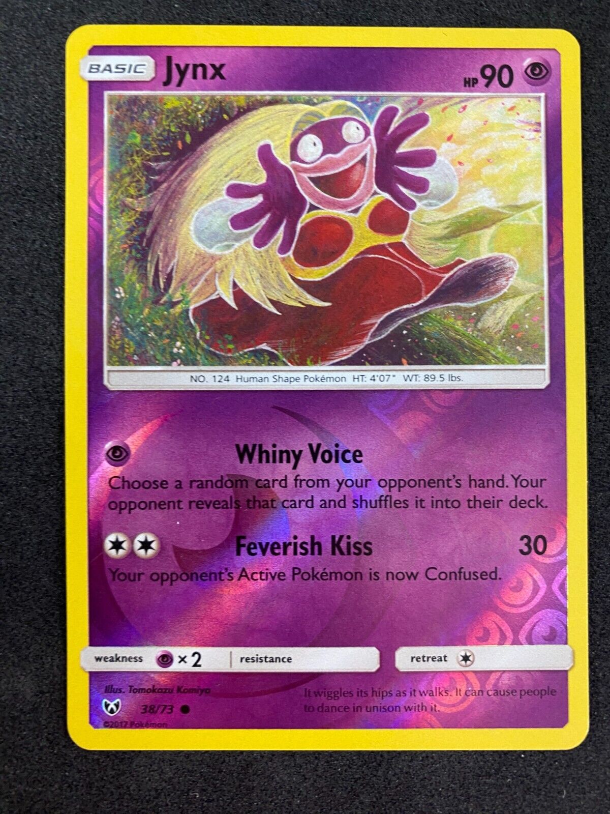 Pokemon Jynx 38/73 Shining Legends Reverse Holo NM