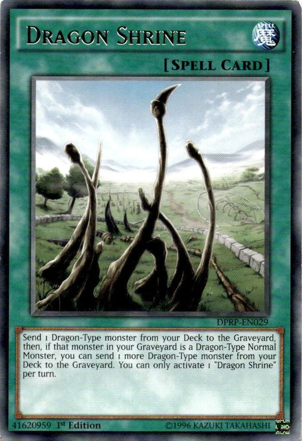 Yugioh Dragon Shrine DPRP-EN029 Rare 1st Edition MP