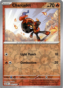 Pokemon Charcadet 043/197 Obsidian Flames Reverse Holo NM