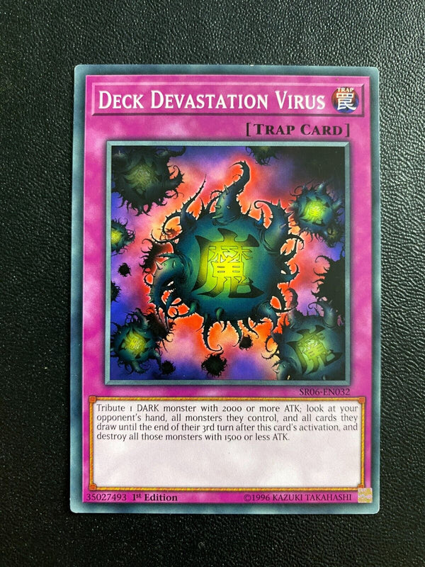 Yugioh Deck Devastation Virus SR06-EN032 Common 1st Edition MP