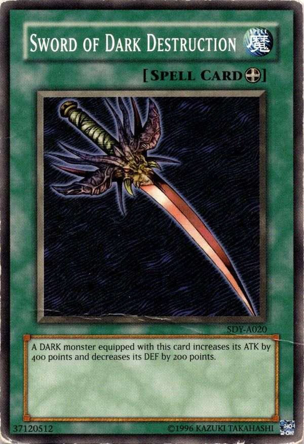 Yugioh Sword of Dark Destruction SDY-A020 Common Unlimited Edition DMG