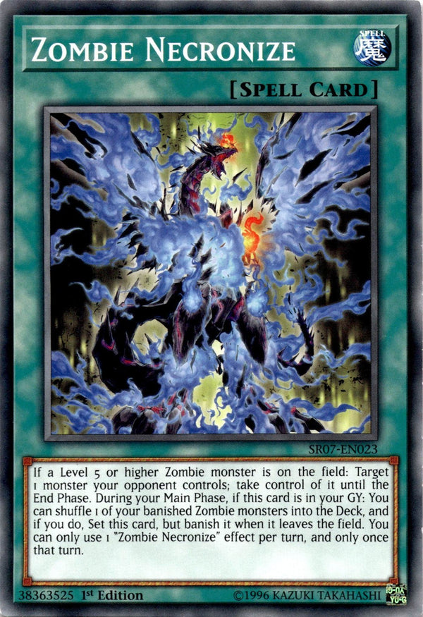 Yugioh Zombie Necronize SR07-EN023 Common 1st Edition LP