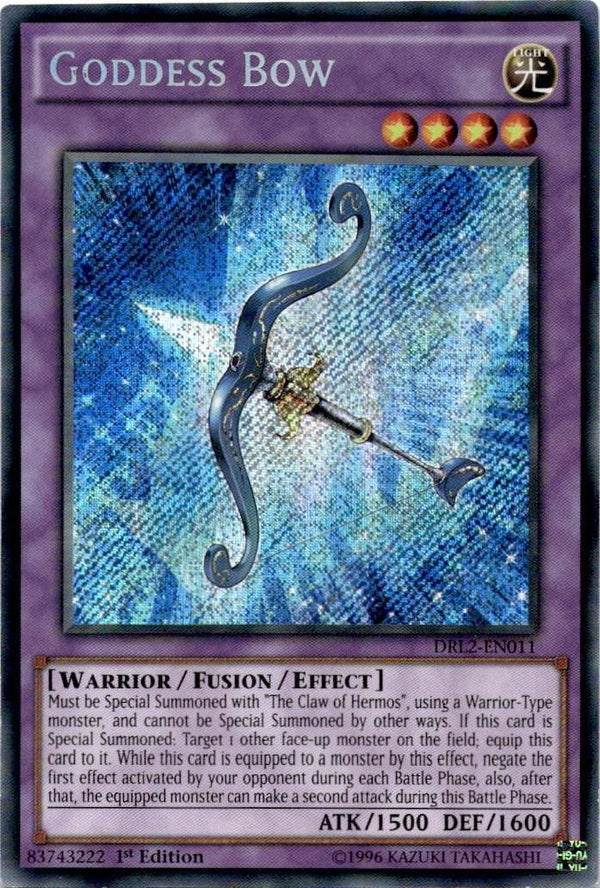 Yugioh Goddess Bow DRL2-EN011 Secret Rare 1st Edition VLP/NM