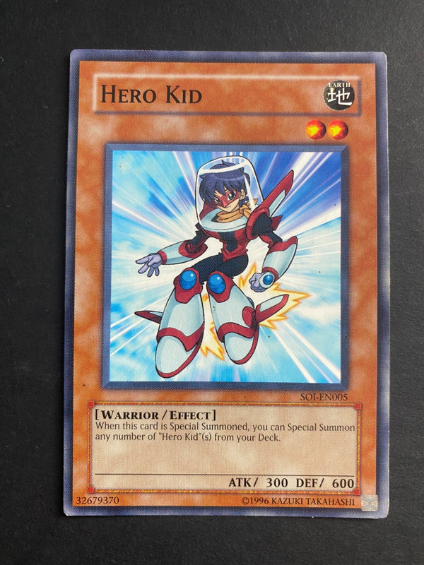 Yugioh Hero Kid  SOI-EN005 Common Unlimited Edition MP