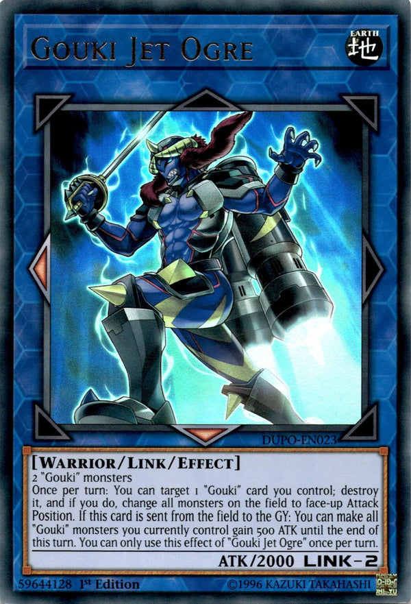 Yugioh Gouki Jet Ogre DUPO-EN023 Ultra Rare 1st Edition NM
