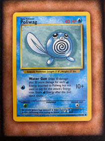 Pokemon Poliwag 59/102 Base Set LP