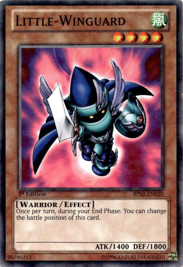 Yugioh Little-Winguard BP02-EN020 Mosaic Rare 1st Edition LP