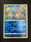 Pokemon Squirtle 015/078 Pokemon Go Reverse Holo NM