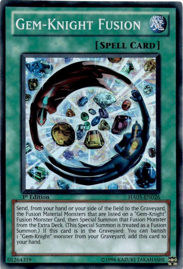 Yugioh Gem-Knight Fusion HA05-EN026 Super Rare 1st Edition NM