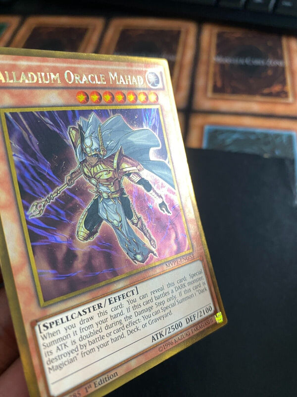 Yugioh Palladium Oracle Mahad MVP1-ENG53 Gold Rare 1st Edition LP