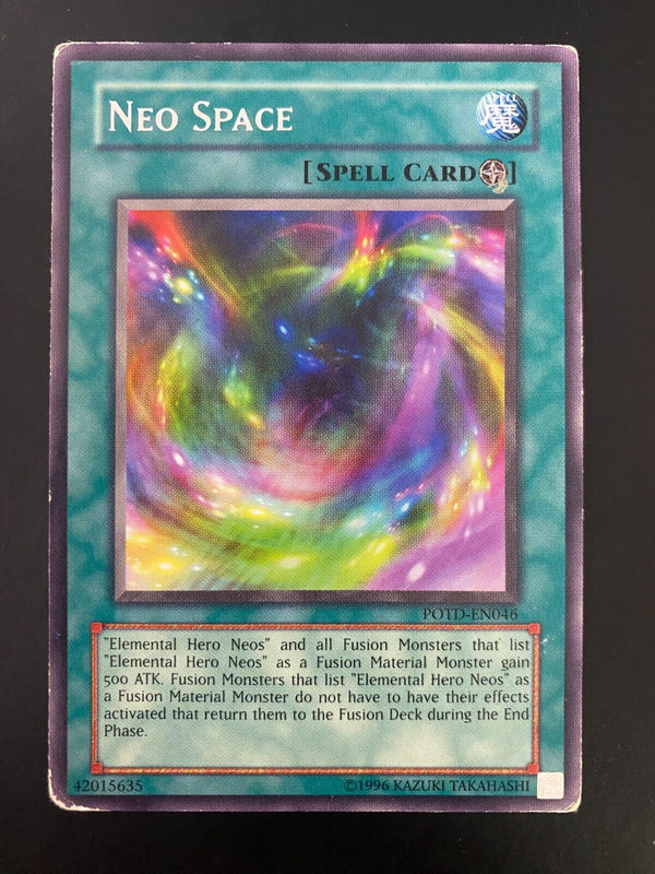 Yugioh Neo Space POTD-EN046 Rare Unlimited Edition HP