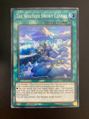 Yugioh The Weather Snowy Canvas SPWA-EN036 1st Edition MINT