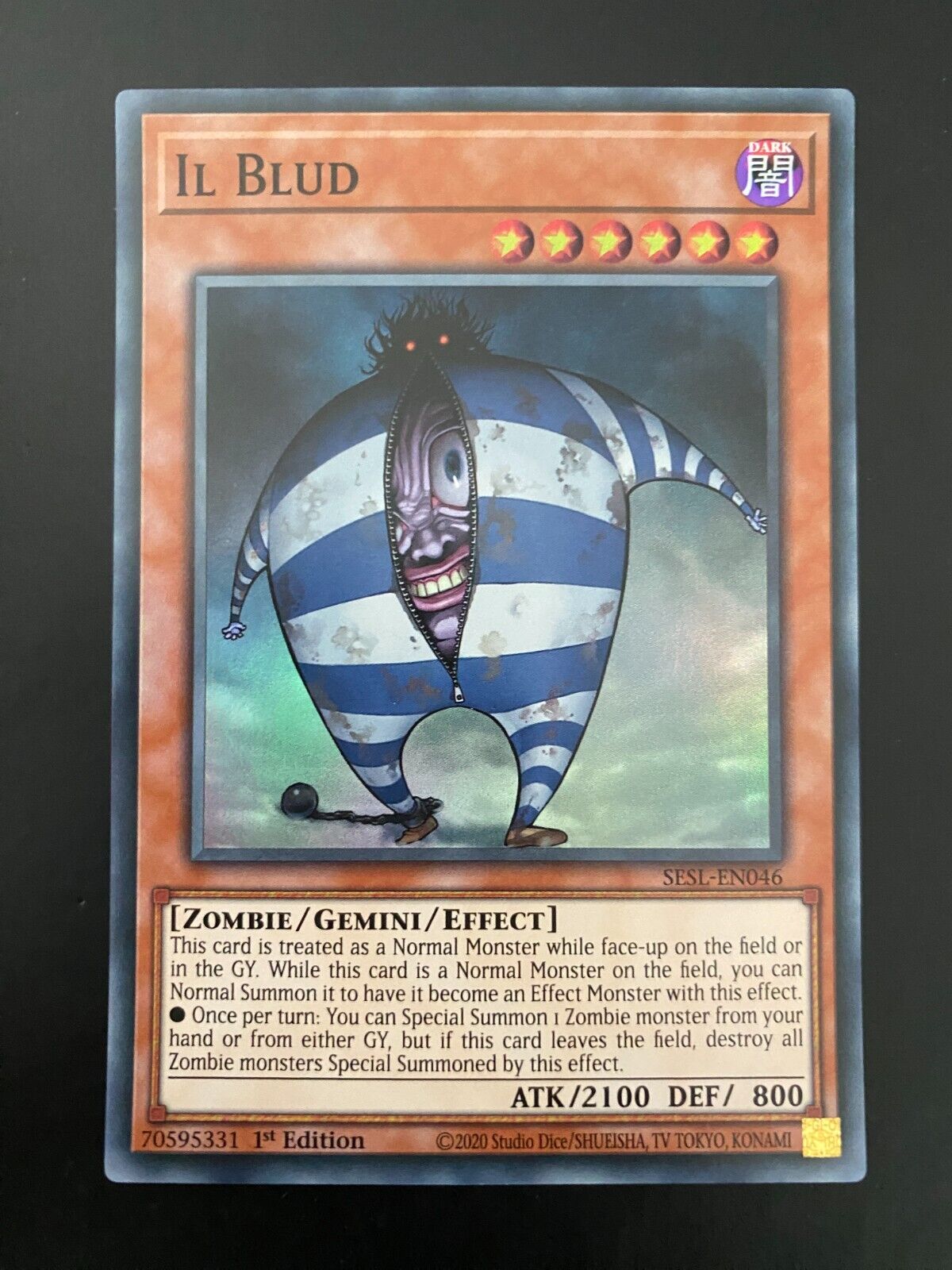 Yugioh Il Blud SESL-EN046 Super Rare 1st Edition NM/MINT