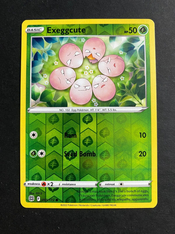 Pokemon Exeggcute 001/172 Brilliant Stars Reverse Holo NM