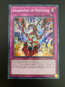 Yugioh Awakening of Nephthys HISU-EN011 1st Edition Super Rare NM/MINT