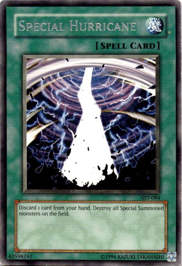 Yugioh Special Hurricane AST-084 Rare Unlimited Edition LP