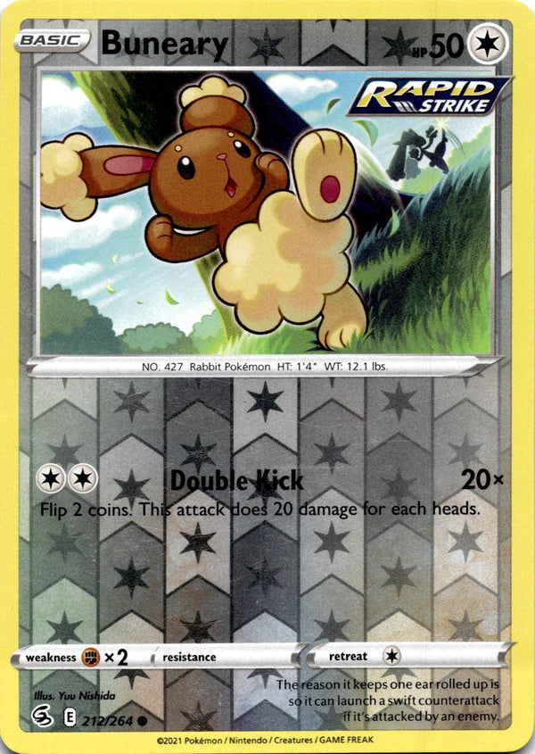 Pokemon Buneary 212/264 Fusion Strike Reverse Holo LP