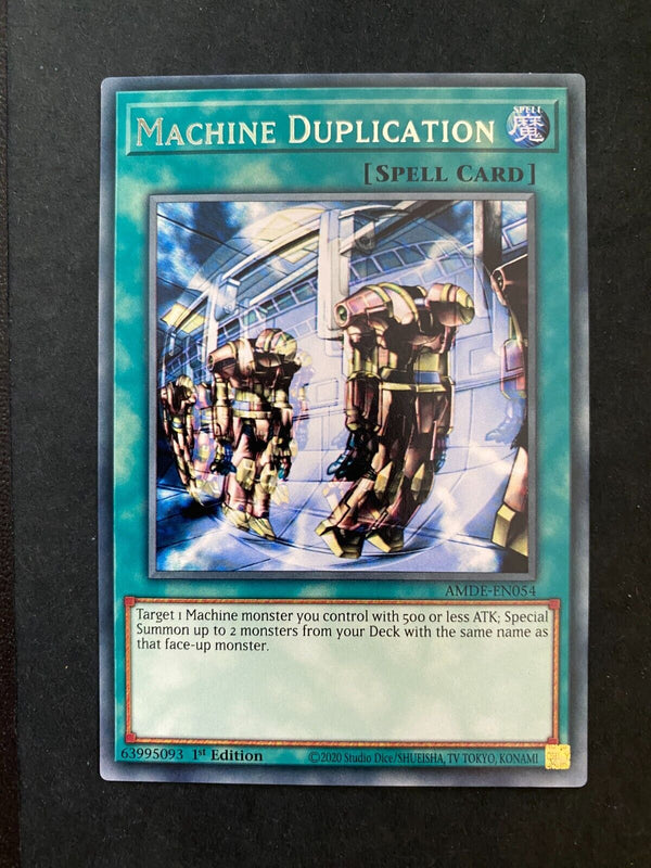 Yugioh Machine Duplication AMDE-EN054 Rare 1st Edition NM