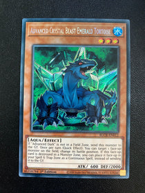 Yugioh Advanced Crystal Beast Emerald Tortoise BLCR-EN012 Secret Rare 1st Ed NM