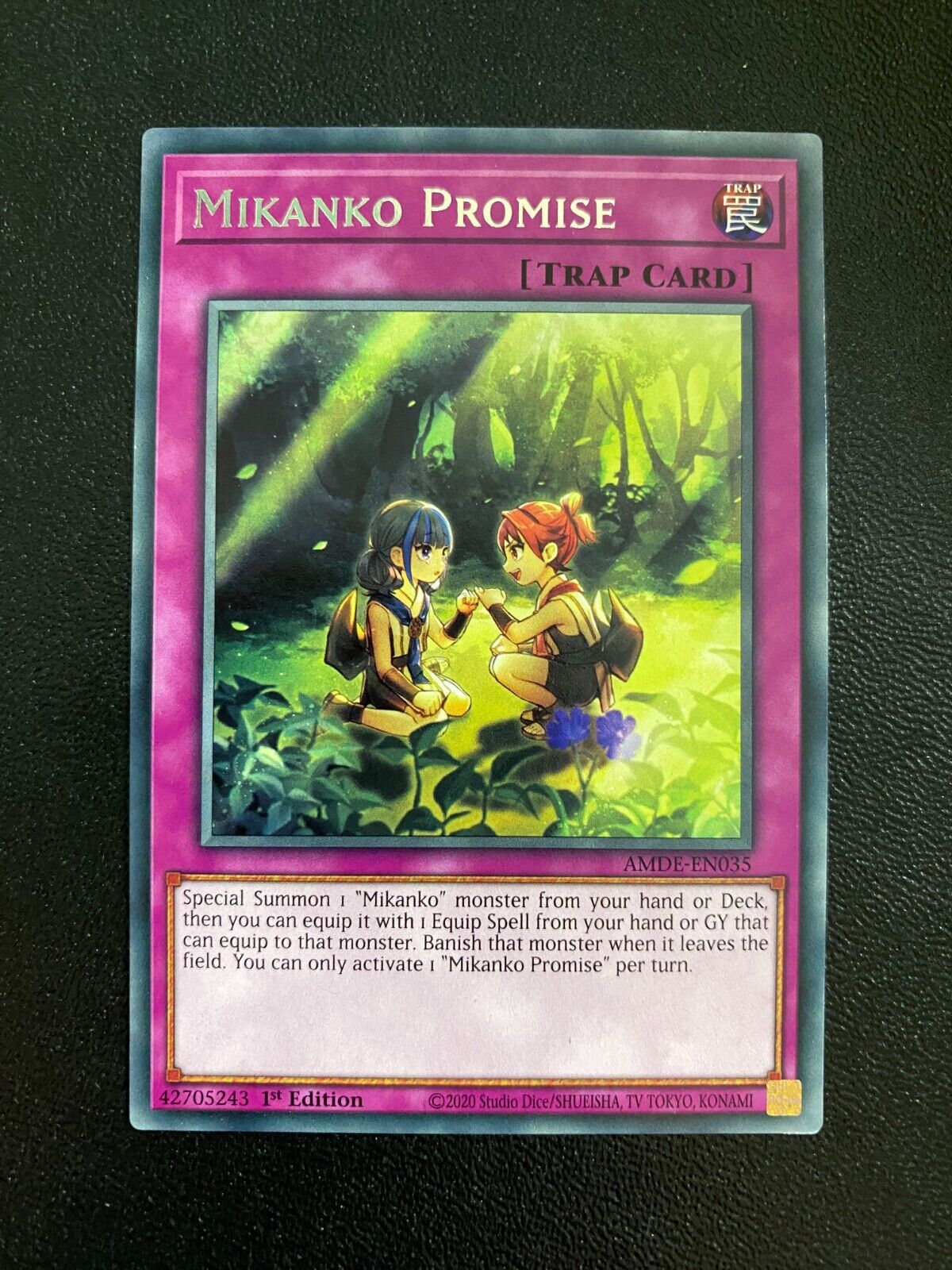 Yugioh Mikanko Promise AMDE-EN035 Rare 1st Edition NM