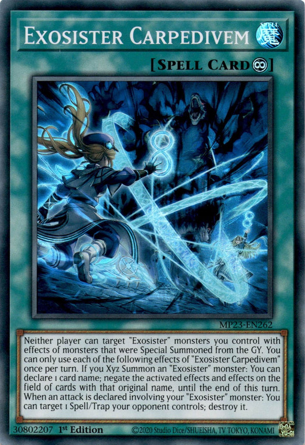 Yugioh Exosister Carpedivem MP23-EN262 Super Rare 1st Edition NM