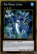 Yugioh Tri-Edge Levia PGLD-EN026 Premium Gold Rare Unlimited Edition MP/LP