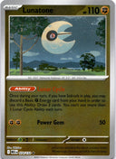 Pokemon Lunatone 074/132 Mega Evolution Reverse Holo NM