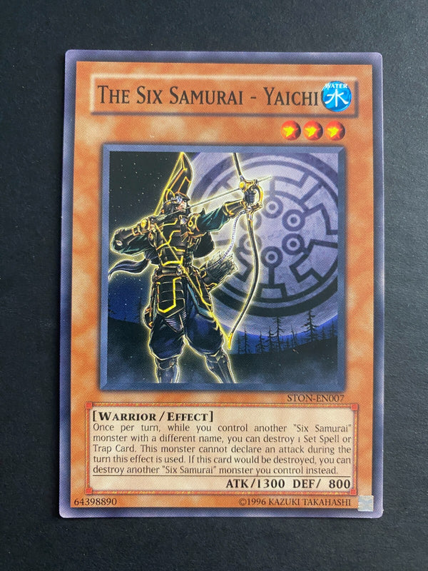 Yugioh The Six Samurai - Yaichi STON-EN007 Common Unlimited Edition LP