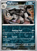 Pokemon Mightyena 114/167 Twilight Masquerade Reverse Holo NM