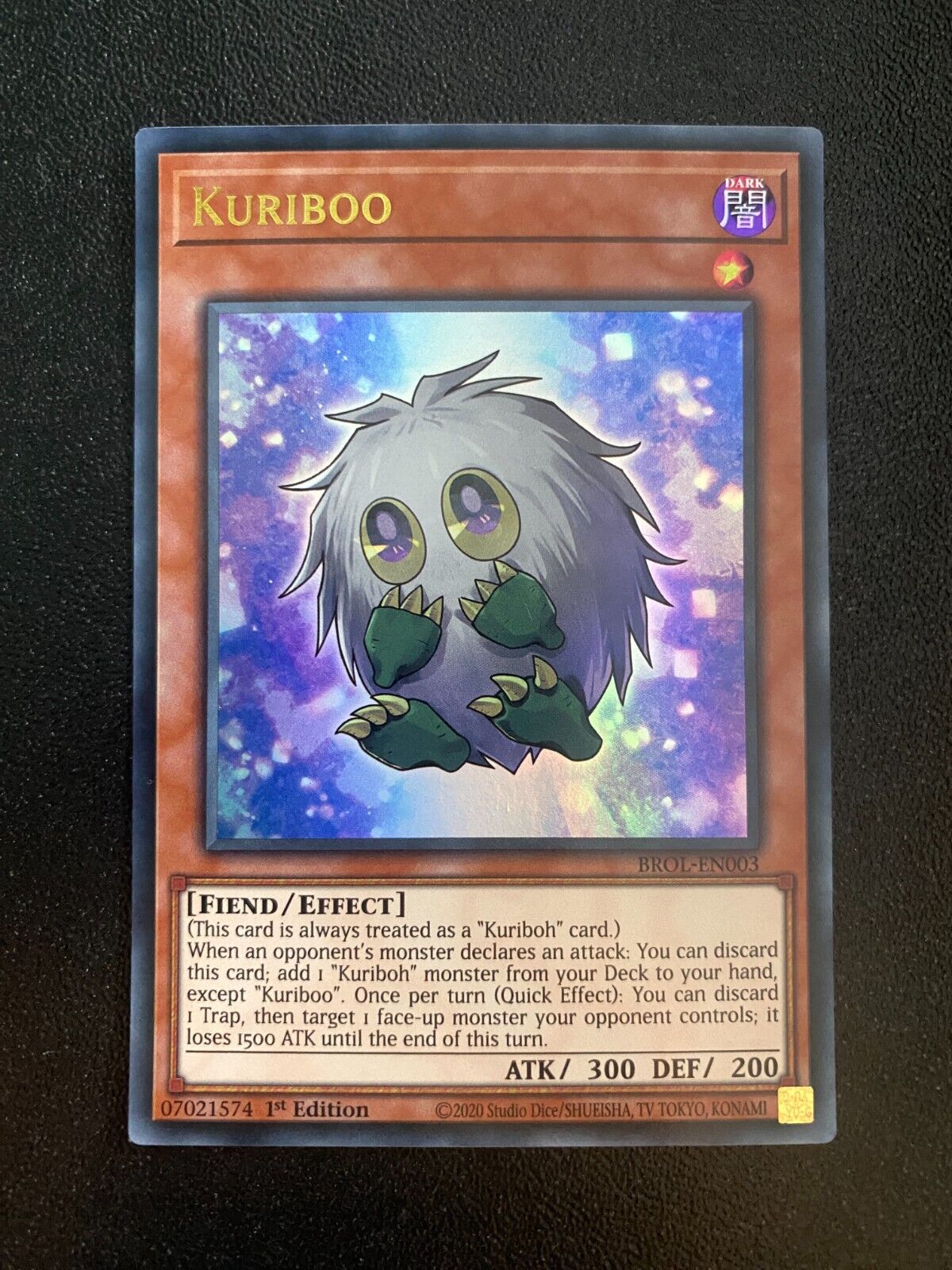 Yugioh Kuriboo BROL-EN003 Ultra Rare 1st Edition NM