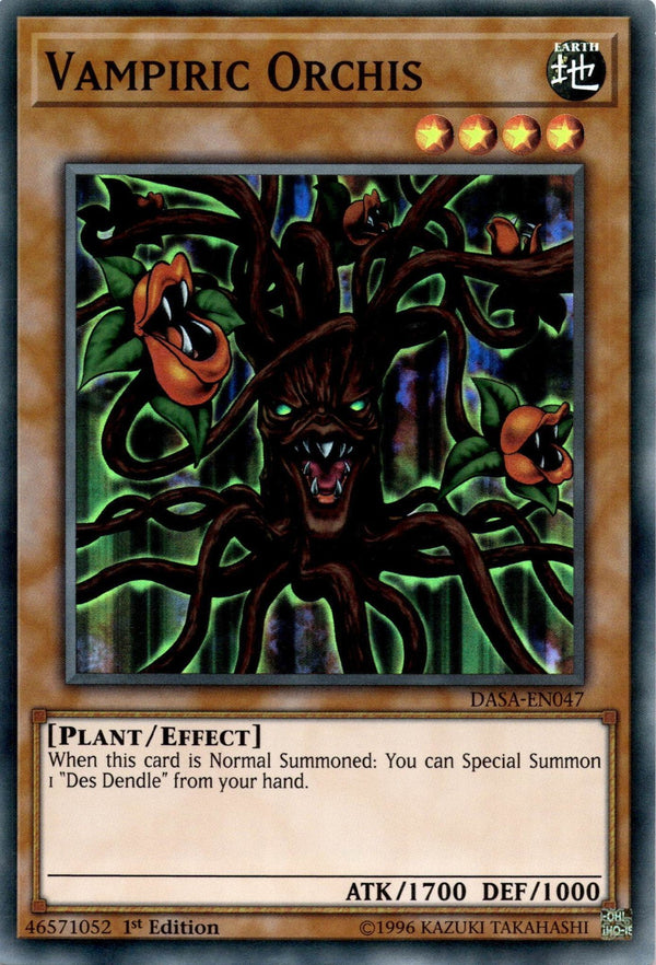 Yugioh Vampiric Orchis DASA-EN047 Super Rare 1st Edition NM