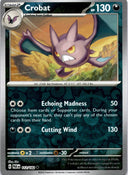 Pokemon Crobat 112/182 Paradox Rift Reverse Holo NM