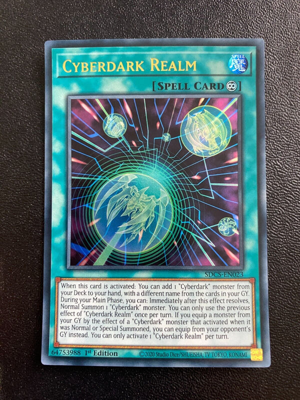 Yugioh Cyberdark Realm SDCS-EN023 Ultra Rare 1st Edition NM