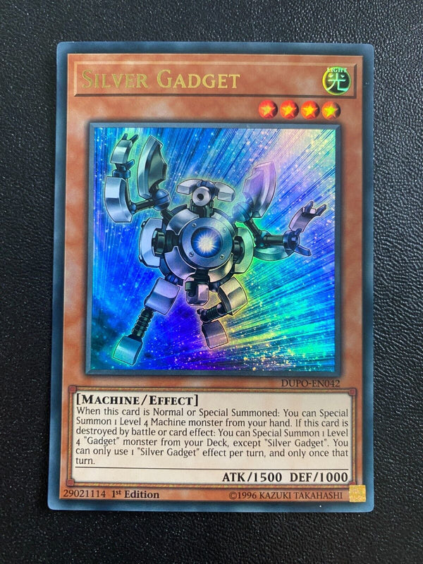 Yugioh Silver Gadget DUPO-EN042 Ultra Rare 1st Edition VLP