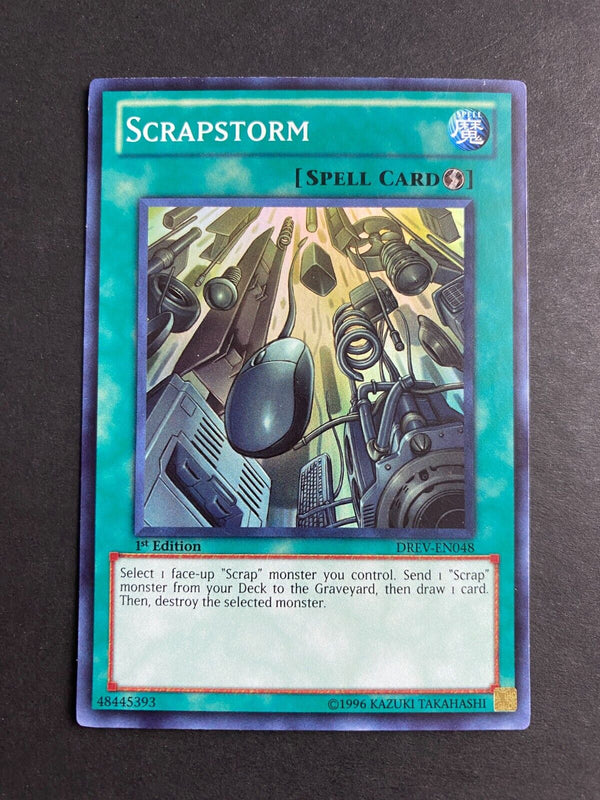 Yugioh Scrapstorm DREV-EN048 Super Rare 1st Edition LP