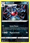 Pokemon Toxicroak 166/264 Fusion Strike Non Holo NM