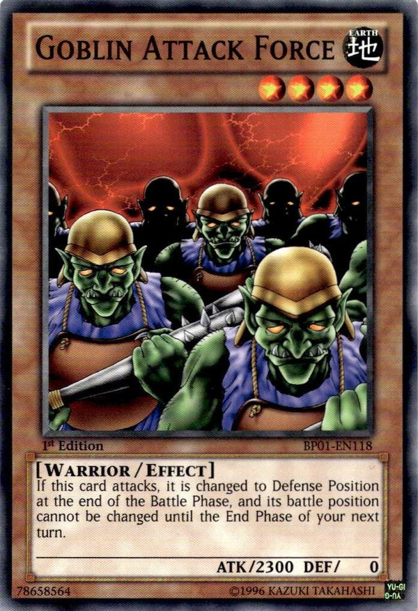 Yugioh Goblin Attack Force BP01-EN118 Common 1st Edition NM