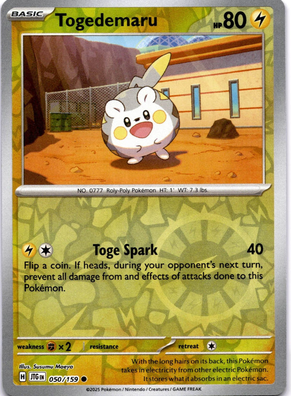 Pokemon Togedemaru 050/159 Journey Together Reverse Holo NM