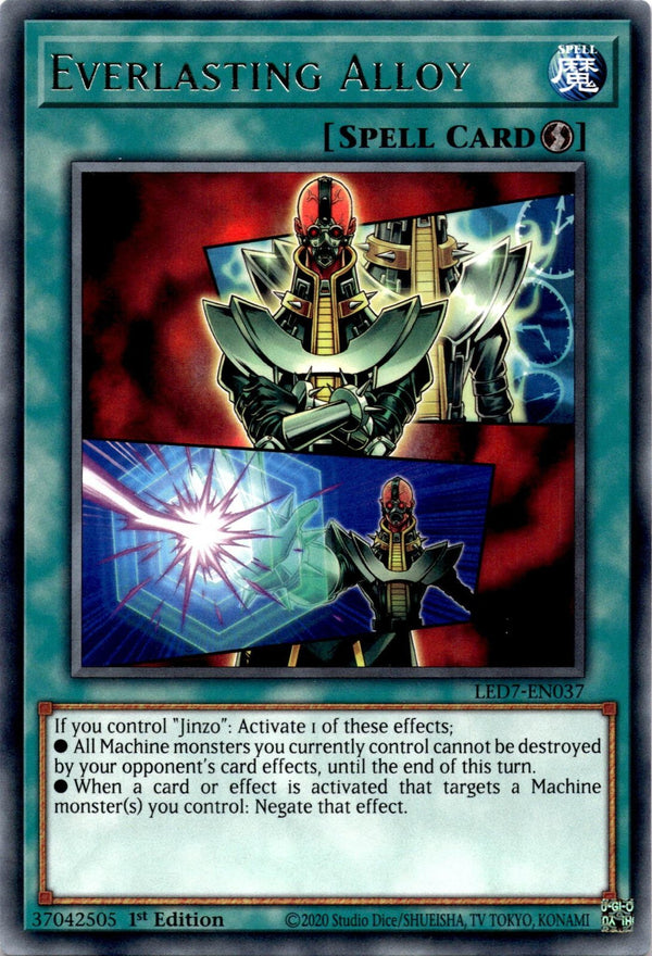 Yugioh Everlasting Alloy LED7-EN037 Rare 1st Edition NM